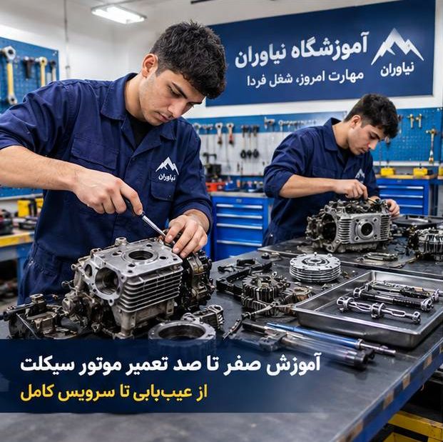 آموزشگاه تعمیر موتورسیکلت